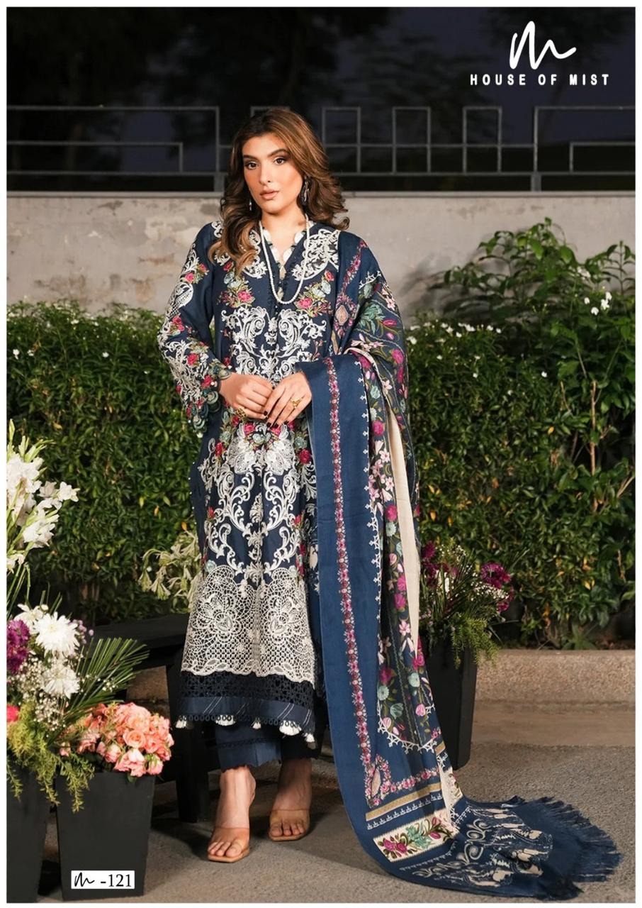 Ghazal Karachi Vol-13 series 121 to 126 Cotton Printed salwar kameez in wholesale surat