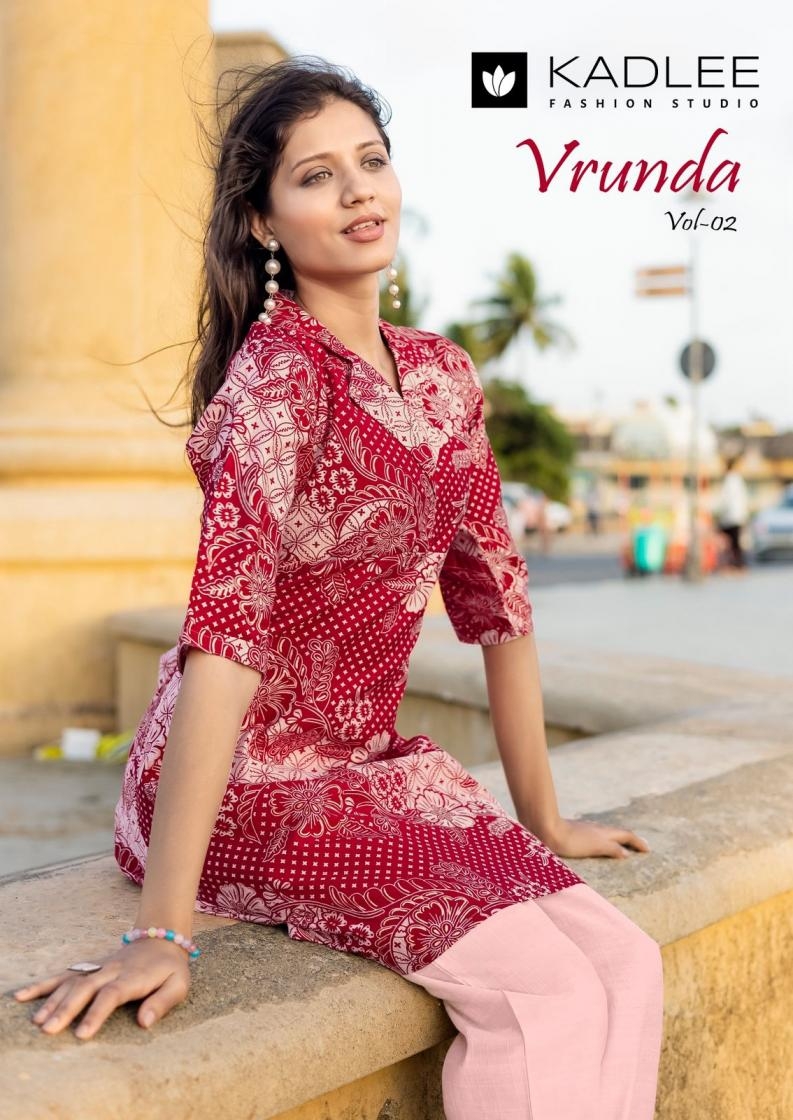 kadlee vrunda vol 2 series 4005 to 4008 vetican print readymade amazing co-ord sets in wholesale surat