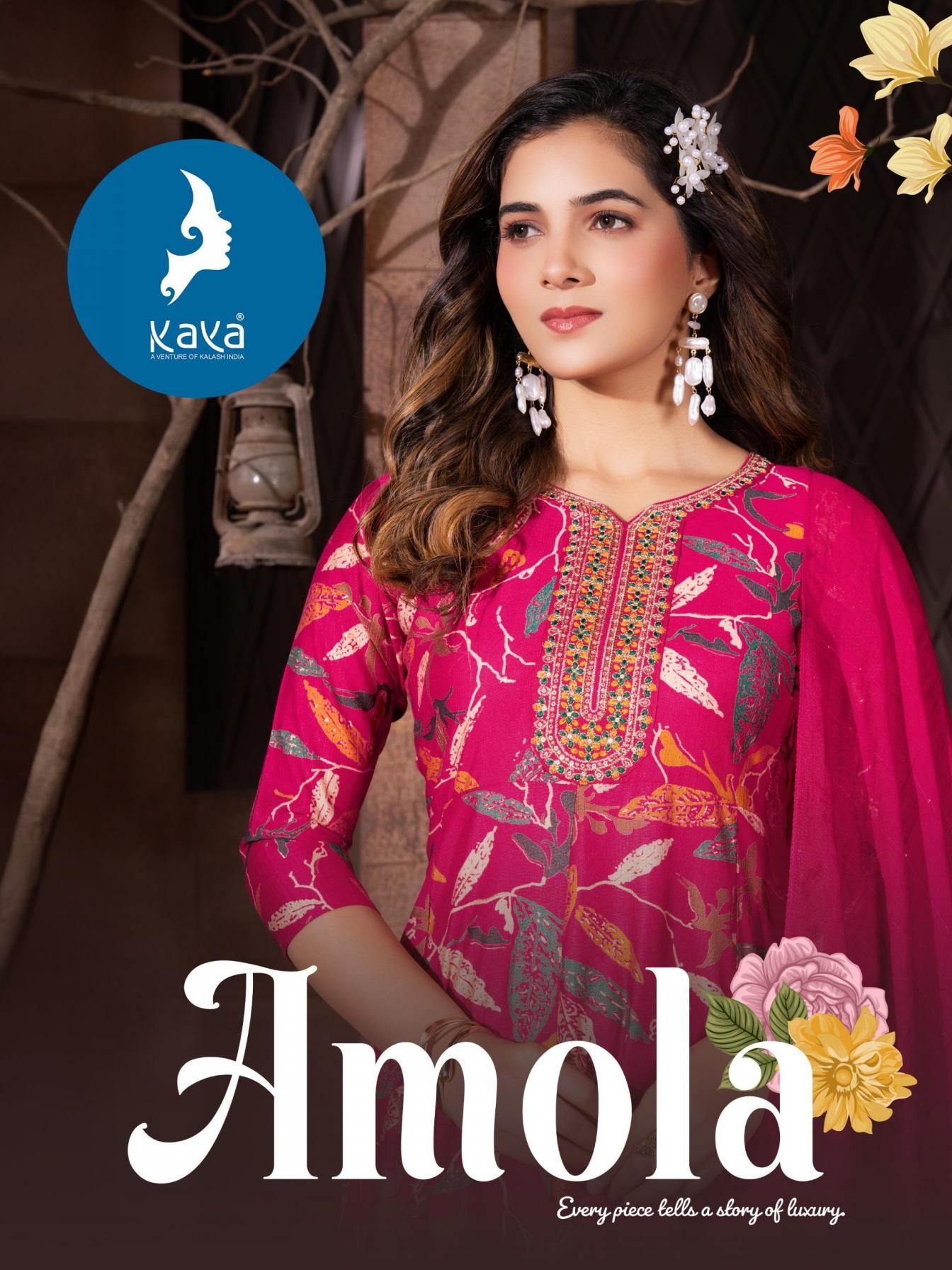 kaya amola series 01 to 06 readymade stylish look plus size salwar kameez in wholesale surat