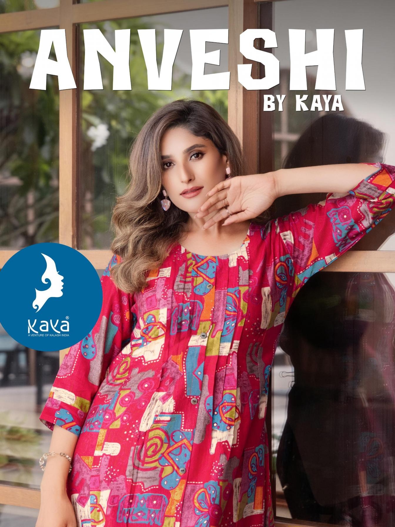 kaya anveshi series 81-86 VERTICAN wholesale kurti 