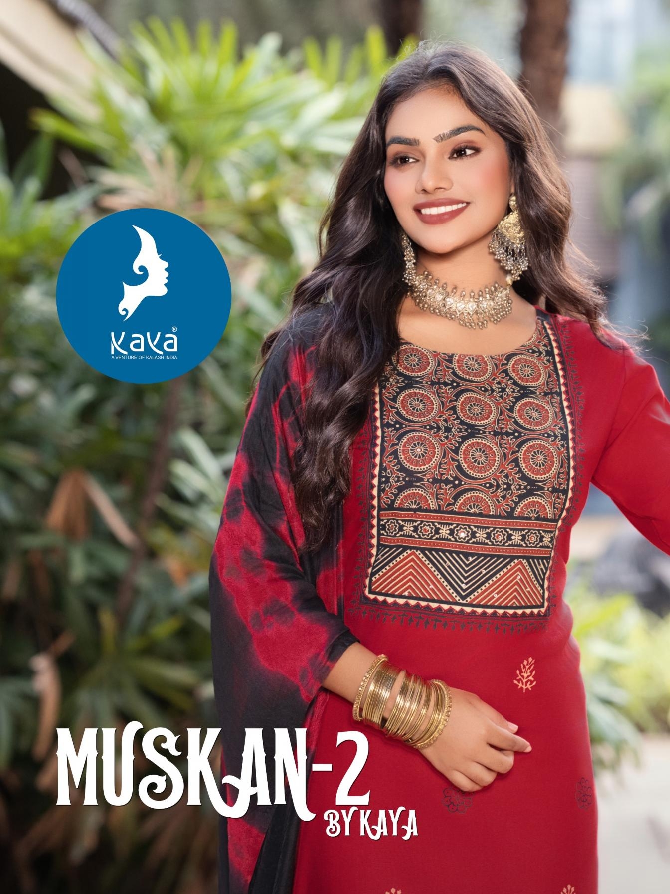 kaya muskan vol 2 series 01-08 RAYON wholesale suit 