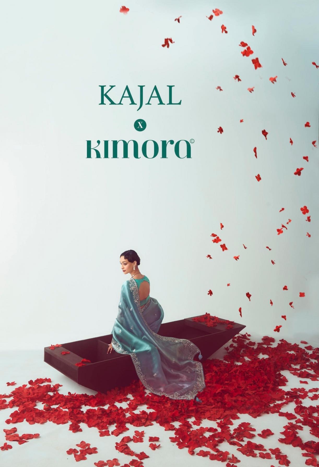 kimora kajal vol 17 fancy 5441- 5455 fancy party wear saree in wholesale surat