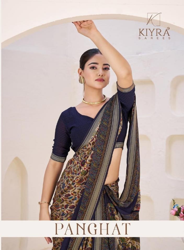 kiyra panghat vol 1 series 1001 to 1006 amazing venilla silk saree in wholesale surat