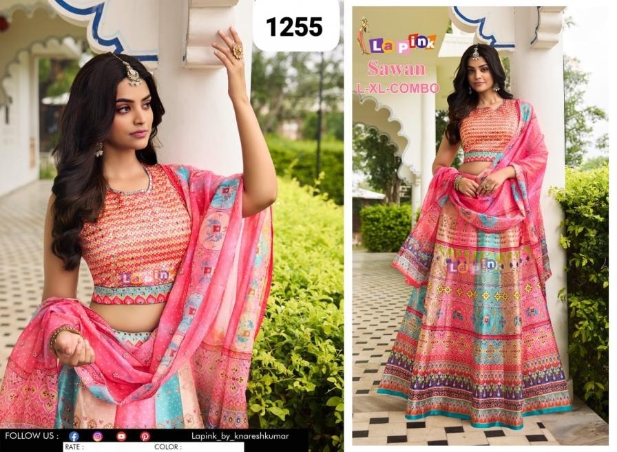 Lapink LEHENGA PART 1 sharara crop top lehenga gowns western wear in wholesale surat