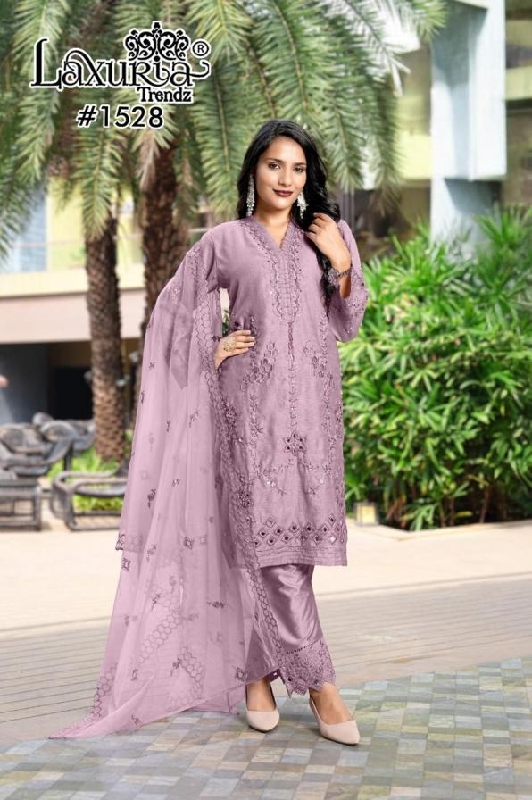 laxuria trendz 1528 lee silk readymade casual pakistani suit in wholesale surat