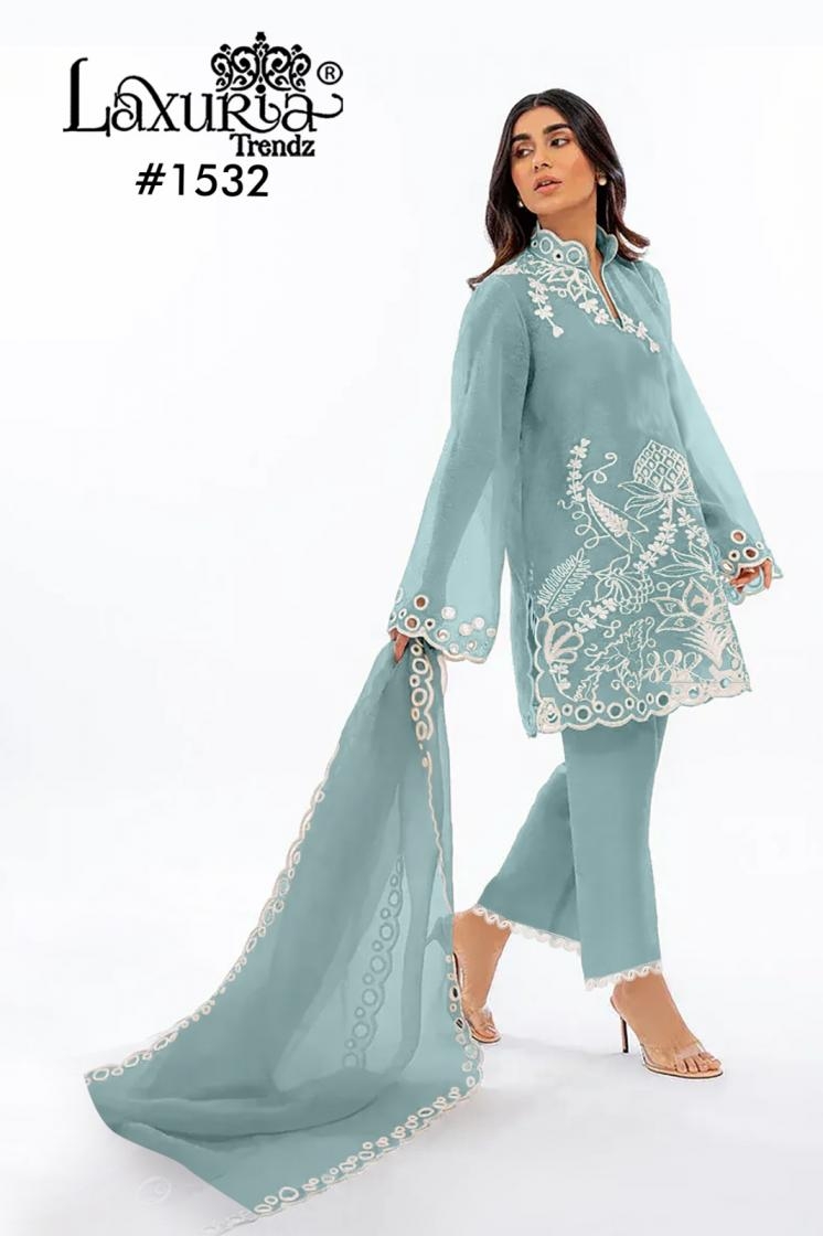 laxuria trendz 1532 readymade lining gorgeous pakistani salwar kameez in wholesale surat