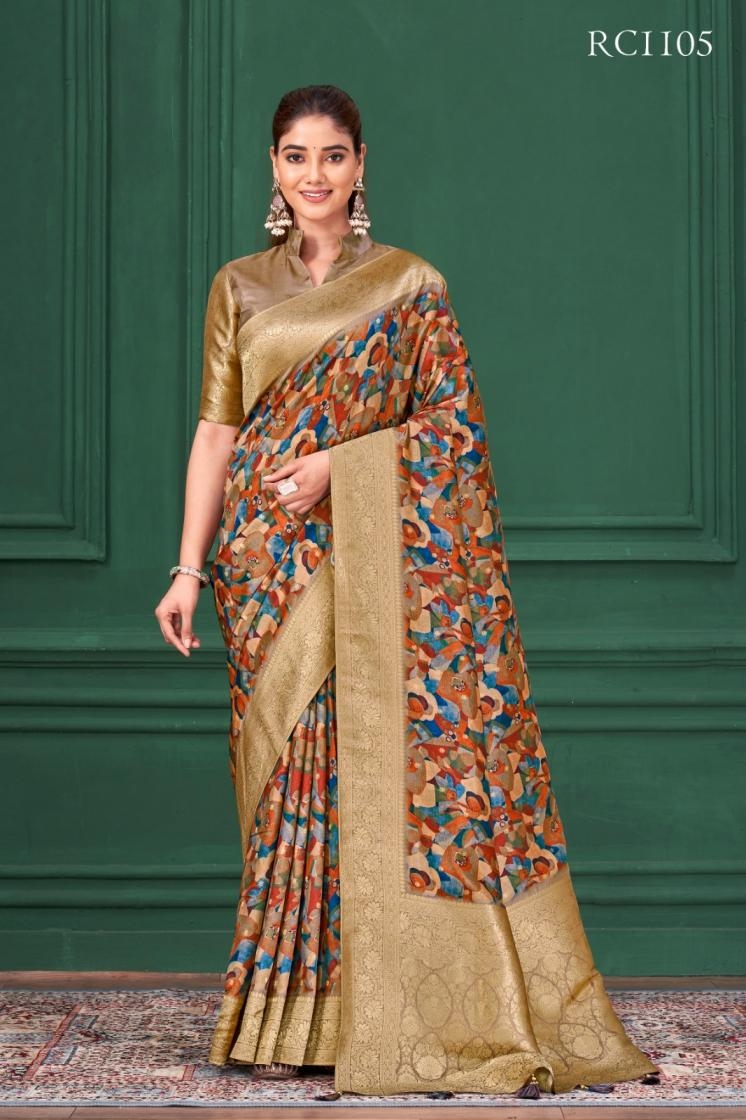 mahotsav rang chatkila series 1101 to 1106 tussar silk jacquard traditional saree in wholesale surat