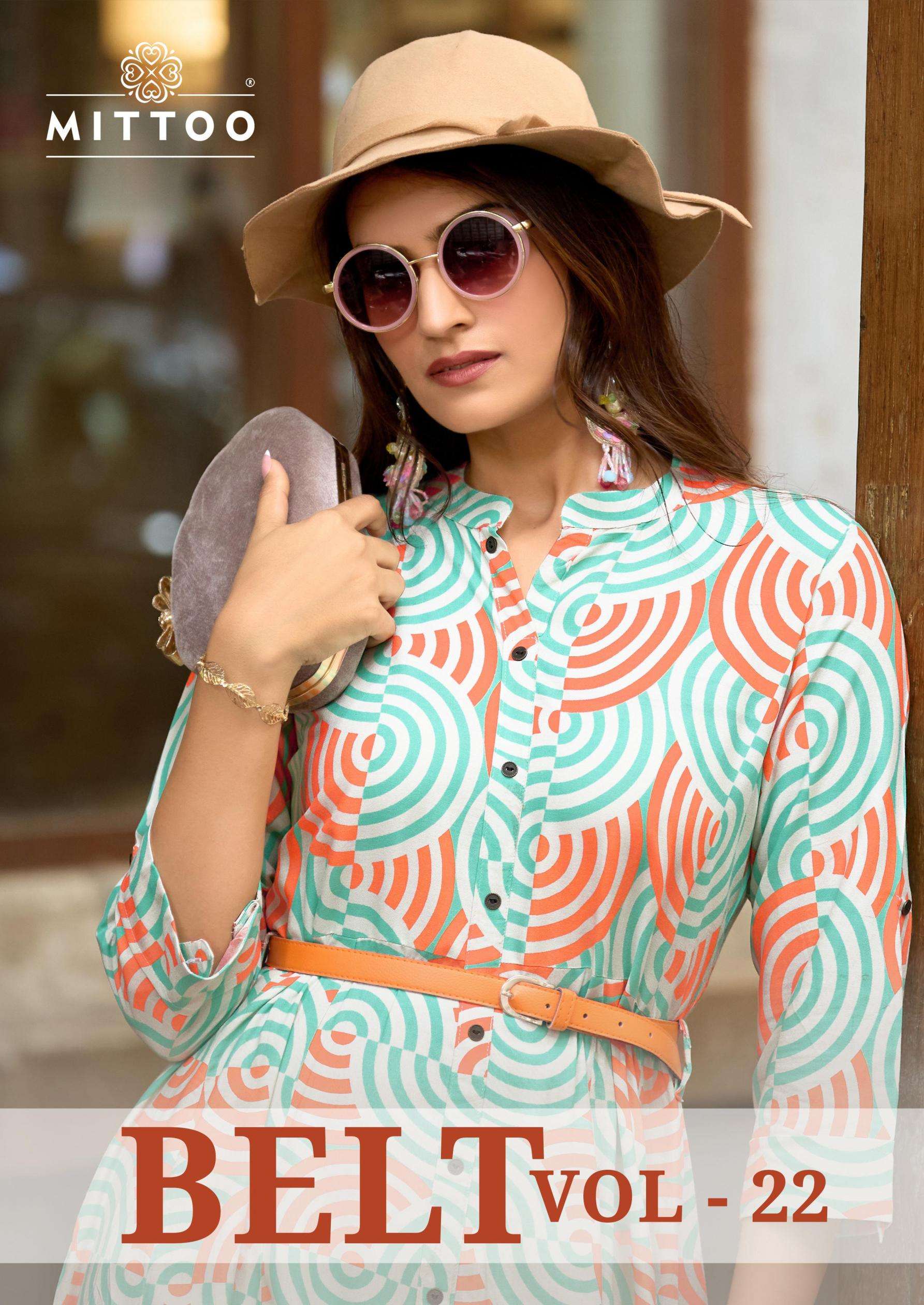 mittoo belt vol 22 series 1449 to 1454 fancy readymade western midi dress in wholesale surat