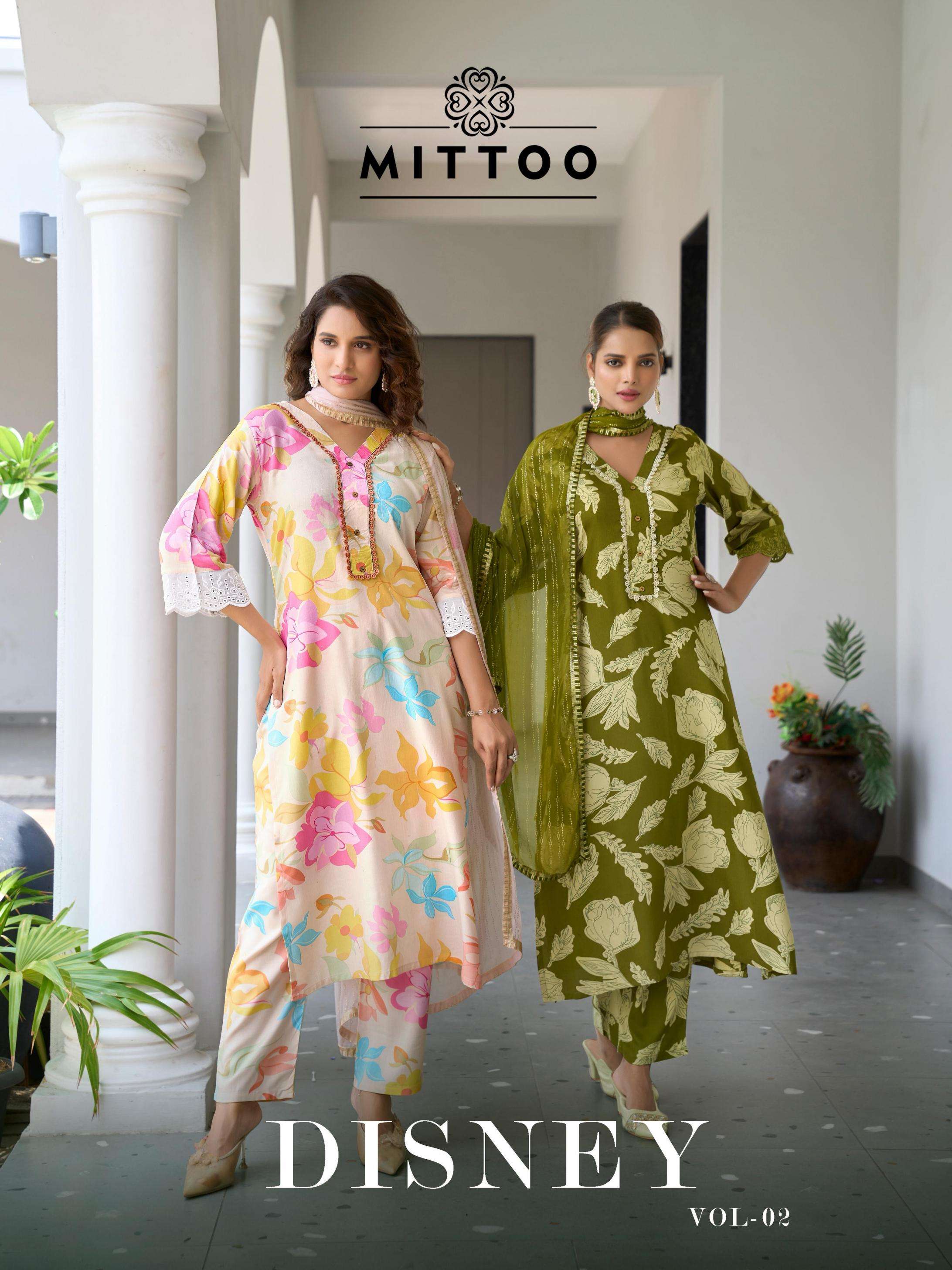 mittoo disney vol 2 series 3007-3012 Rayon Print wholesale suit 