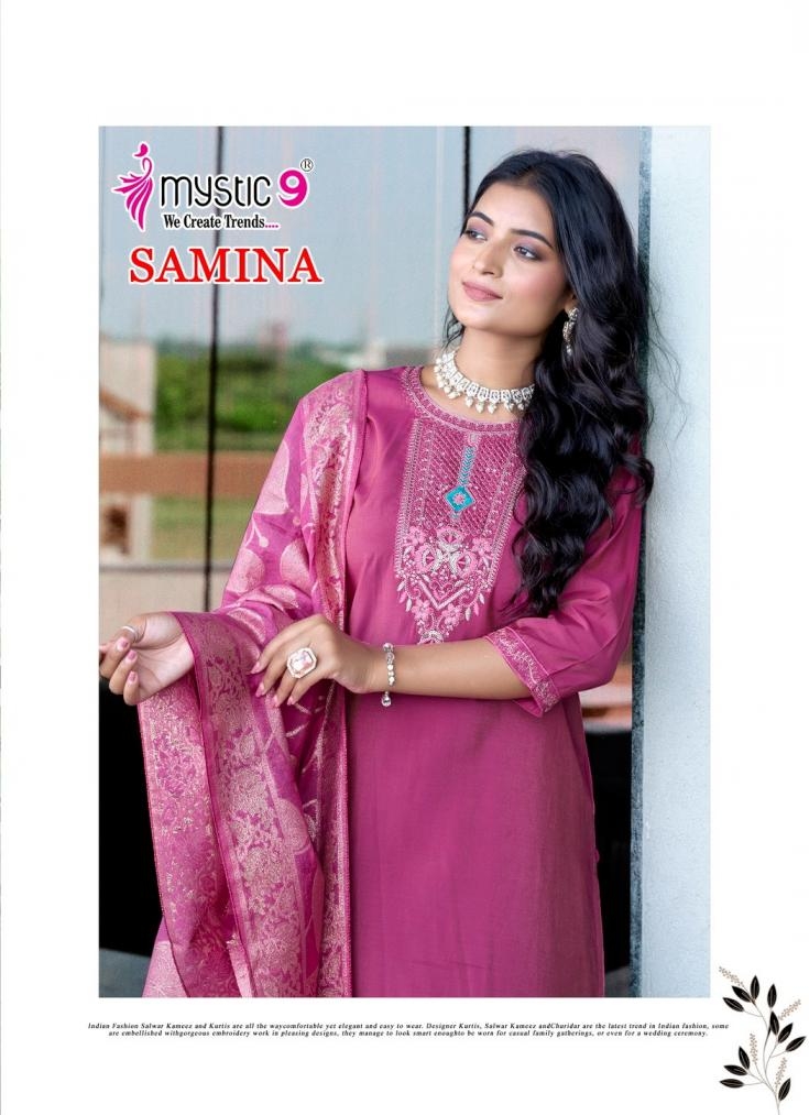 mystic9 samina vol 1 series 1001-1008 roman silk wholesale suit 
