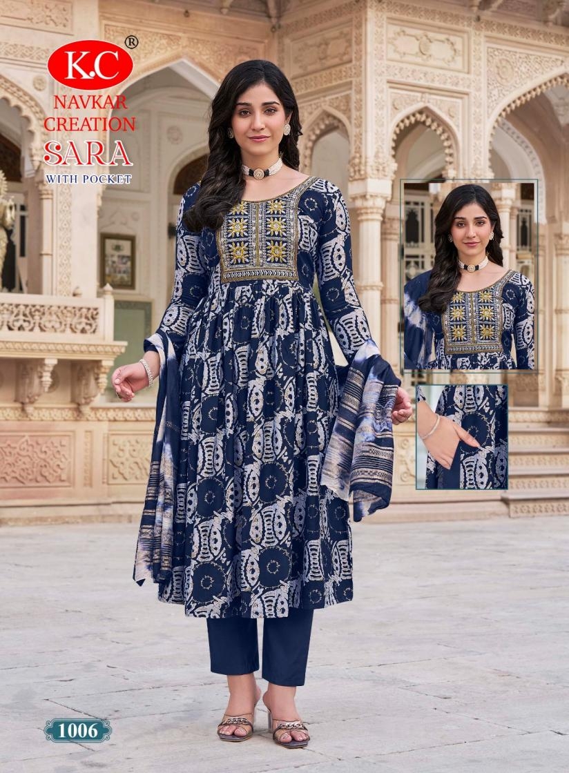 navkar creation sanvi vol 1 series 1001 to 1008 vartical readymade stylish salwar kameez in wholesale surat
