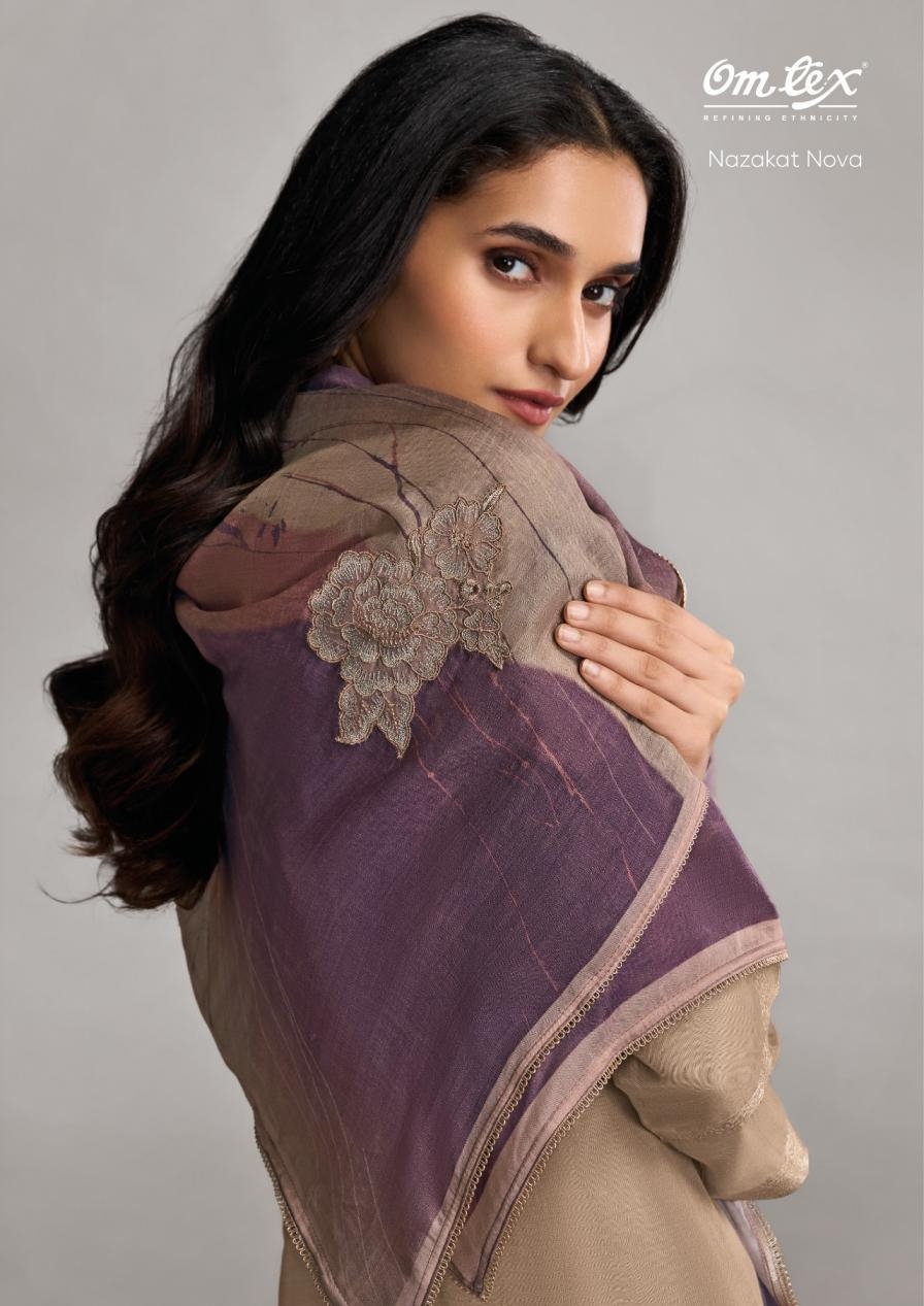 omtex nazakat nova 7831 A toD muslin jacquard attractive look salwar kameez in wholesale surat