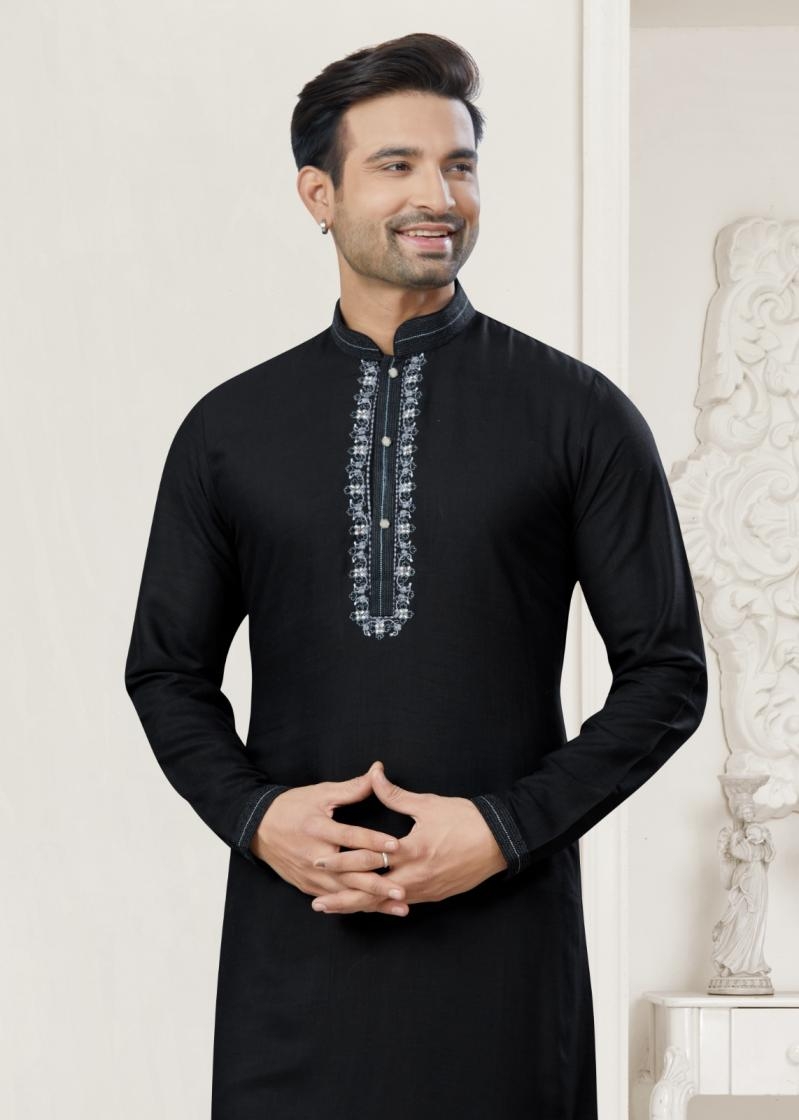 outluk wedding collection vol 38 series 3801 to 3806 cotton readymade stylish mens kurta in wholesale surat