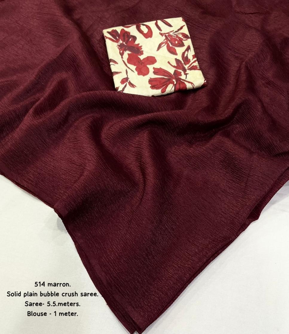 p r clothing kc 514 bubble crush fancy best saree in wholesale surat