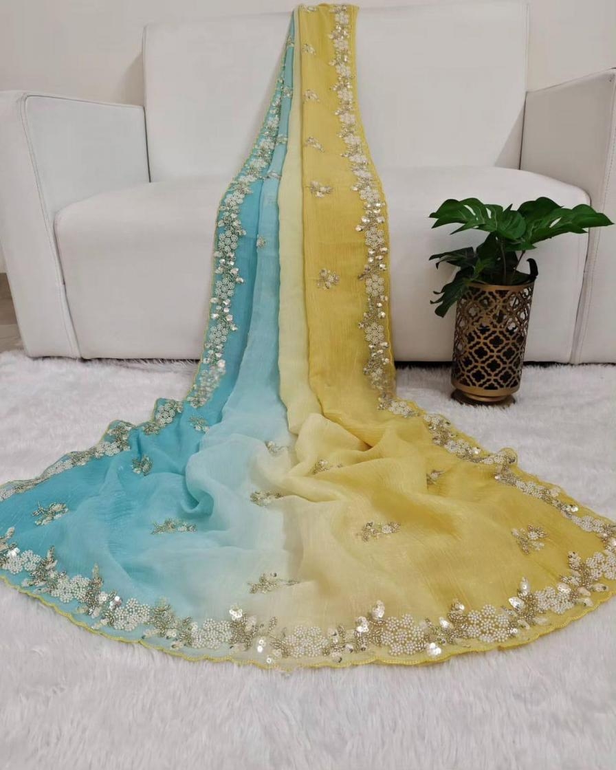 p r clothing kc 879 pixel crush designer saree in wholesale surat