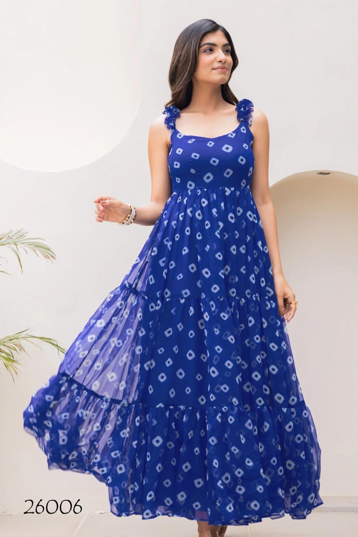 p r clothing lucaya vol 26 series 26001 to 26006 faux georgette readymade anarkali big size gown in wholesale surat
