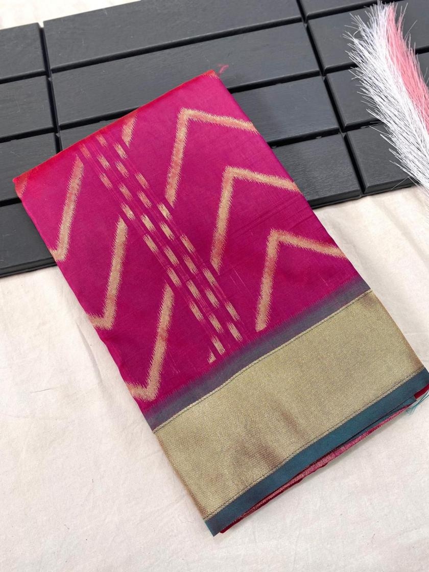 pr clothing bhanumati silk zig zag viscose zari best saree in wholesale surat