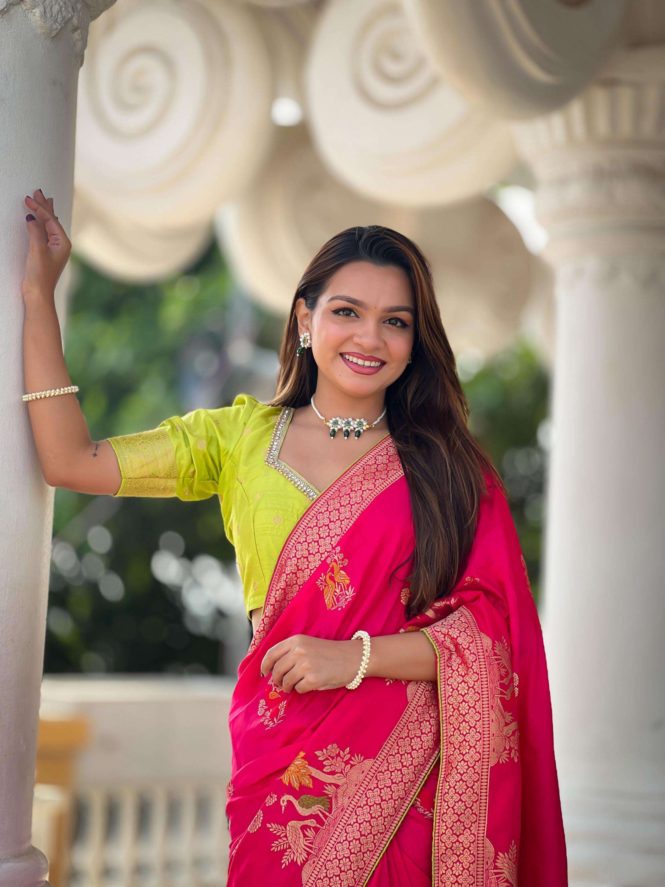 pr clothing kc 7021 attractive viscose dola silk saree in wholesale surat