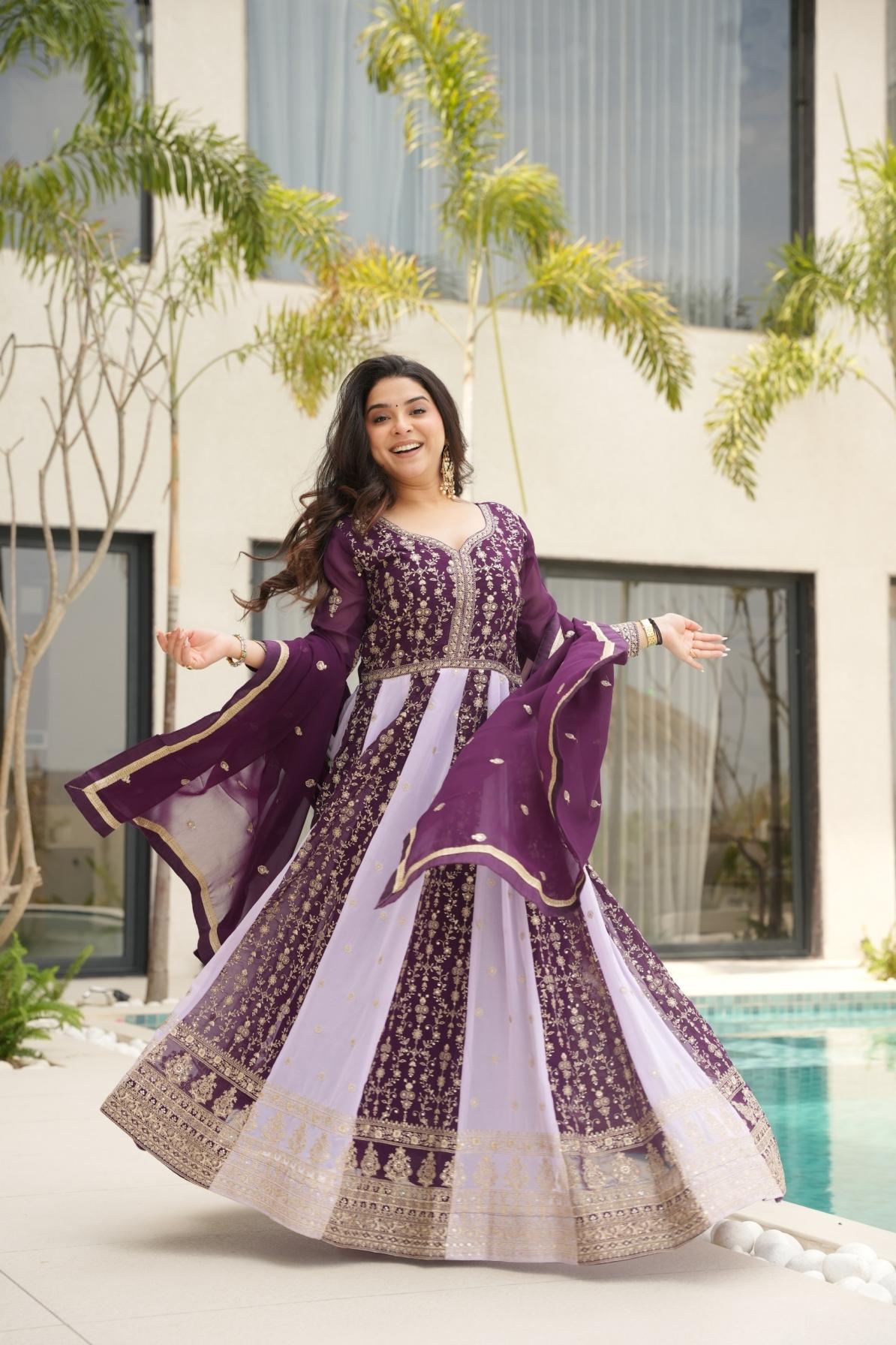 pr clothing lw 9250 readymade new design anarkali dress with dupatta in wholesale surat