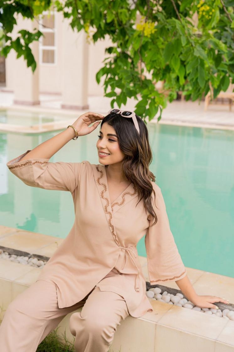 pr clothing modern pattern cotton readymade stylish combo co-ord set in wholesale surat