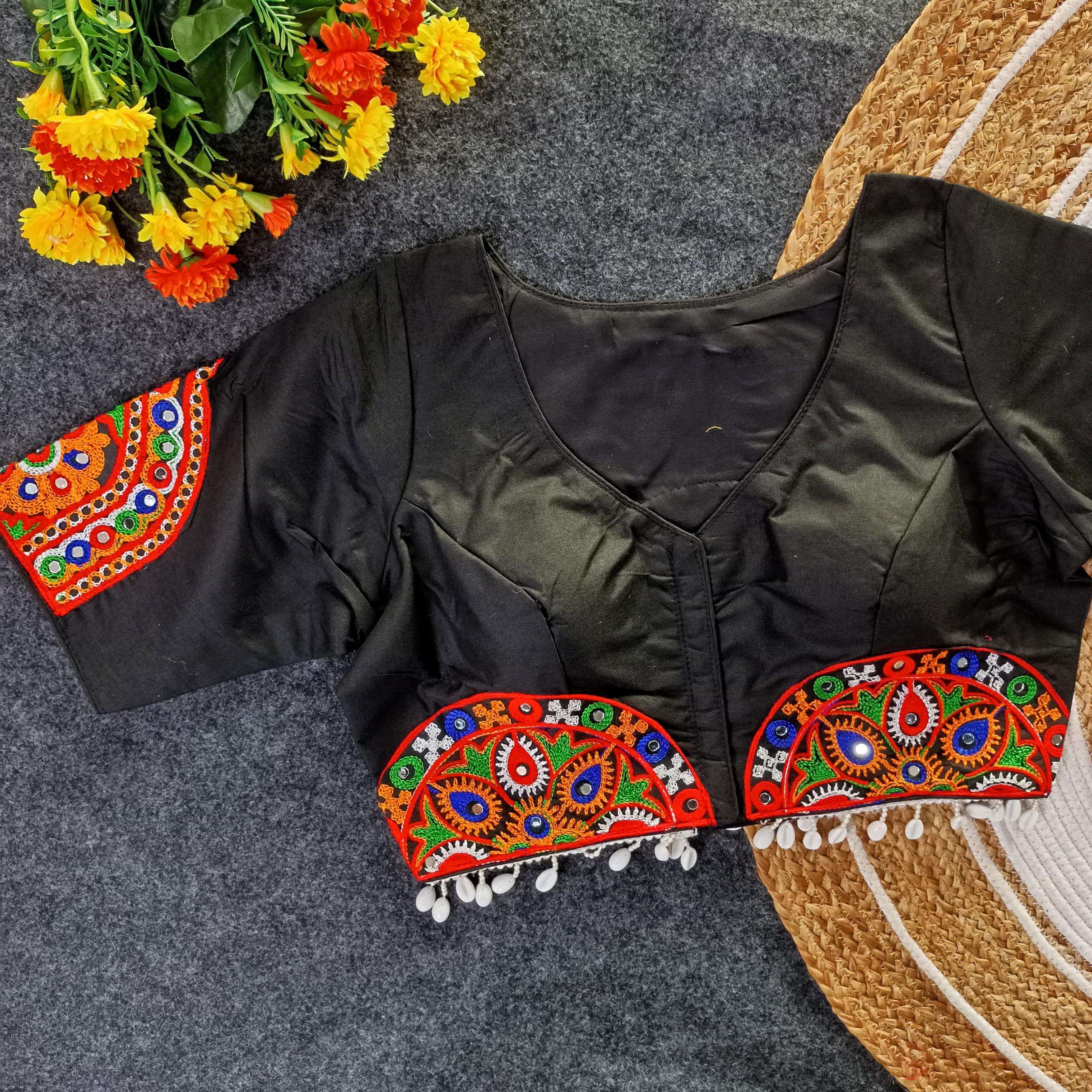 pr clothing navratri patch vol 1 magic cotton readymade festival special blouse in wholesale surat