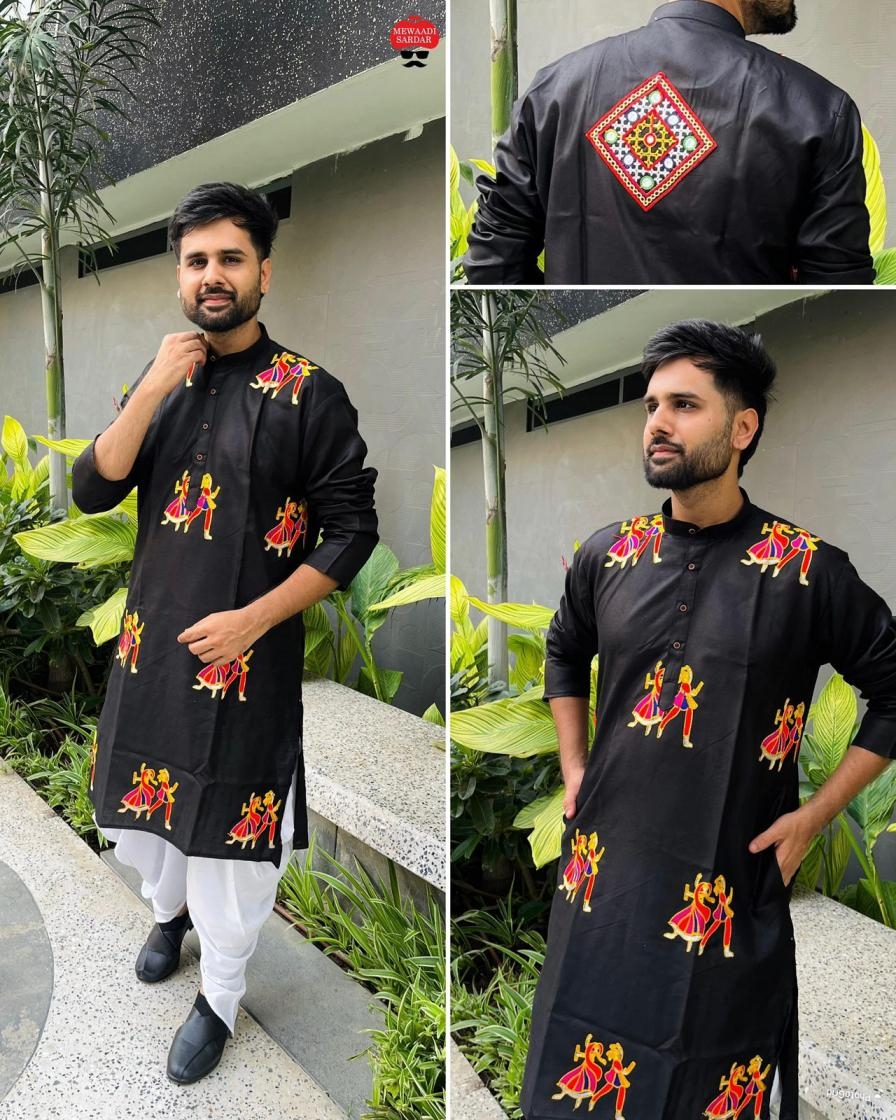 pr clothing rangilo vol 1 cotton with embroidery readymade mens kurta with dhoti in wholesale surat
