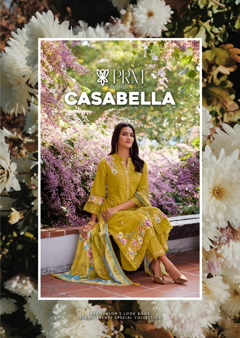 prm india casabella series 1025 to 1030 cotton gorgeous look readymade salwar kameez in wholesale surat