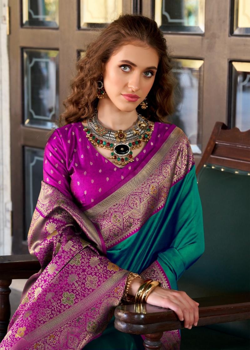 rajpath launch chandan silk series 386 to 393 soft silk traditional sarees in wholesale surat
