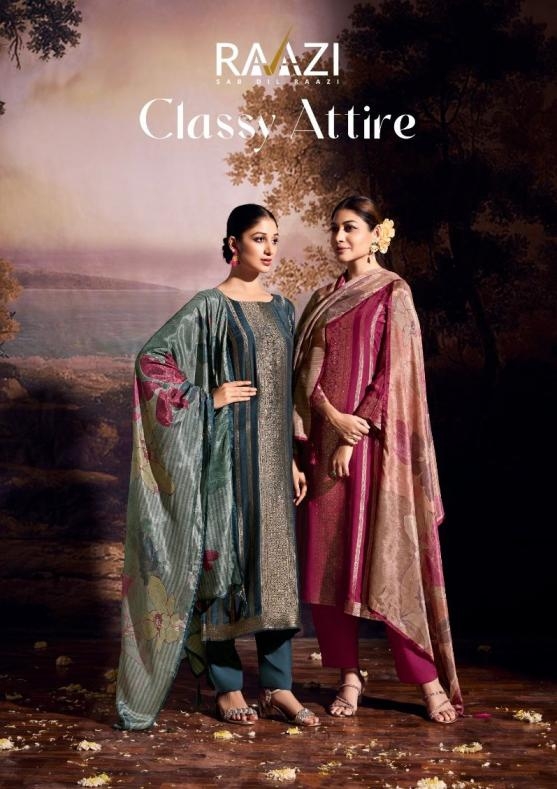 rama fashion raazi series 1001 to 1004 classy attire zari jacquard suit with digital print dupatta in wholesale surat