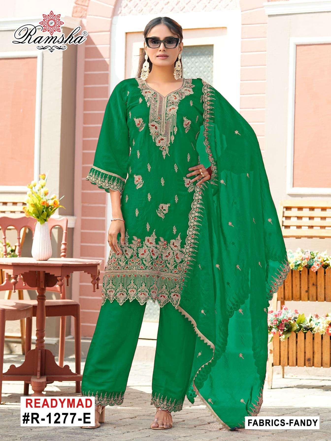 ramsha r 1277 nx efgh fandy readymade modern pakistani suits in wholesale surat