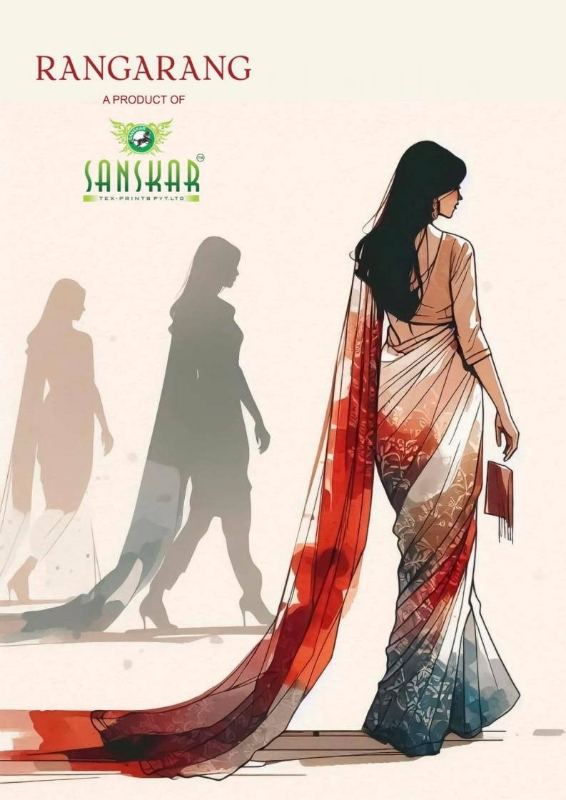 sanskar tex prints rangarang series 51001 to 51009 manipuri silk trendy sarees in wholesale surat