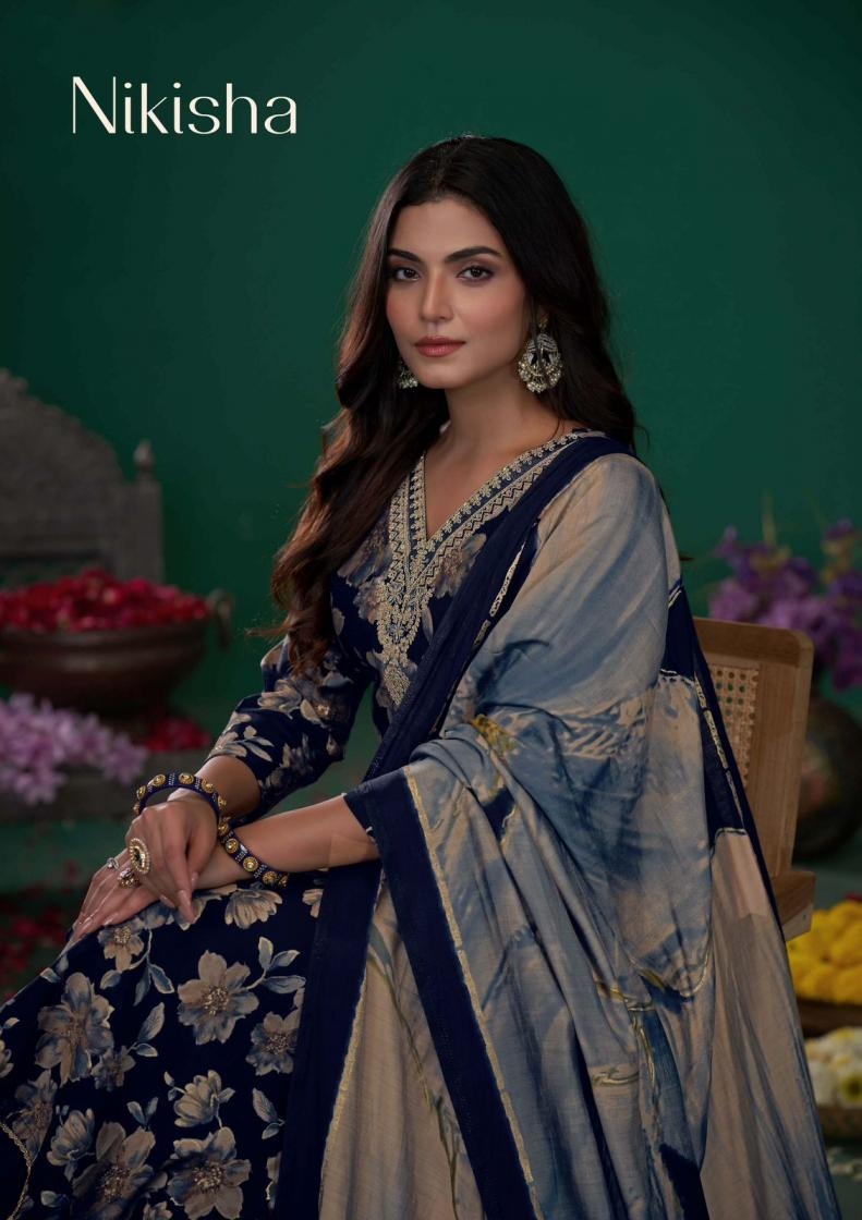 sargam prints nikisha series 2533-01 to 2533-06viscose modal pretty salwar kameez in wholesale surat