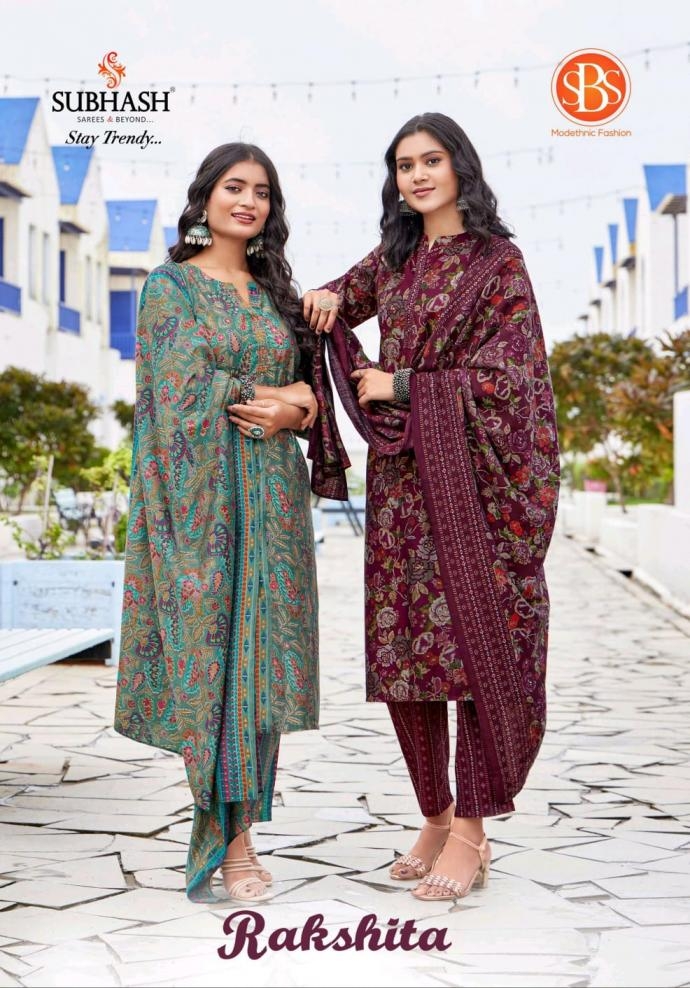 sbs fashion rakshita series 6001 to 6004 modal chanderi elegant style readymade suit in wholesale surat