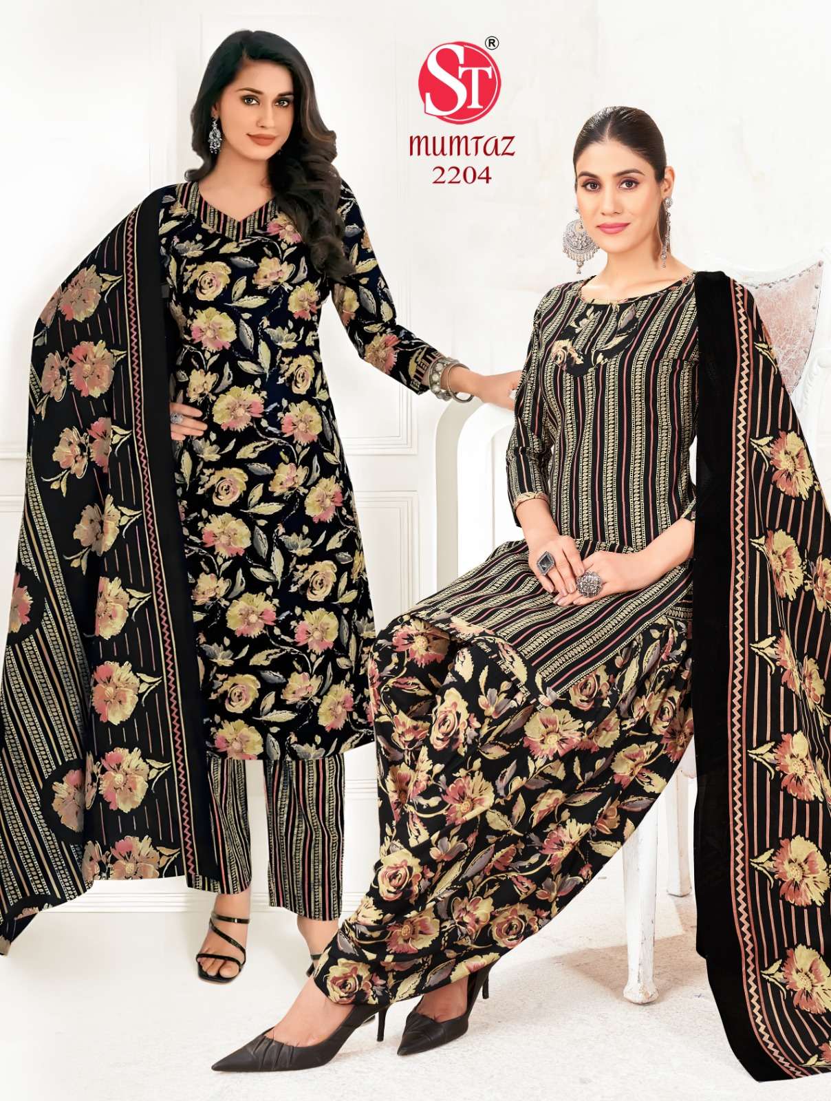 Shiv Tex Mumtaz Vol-22 series 2201 to 2210 Heavy Indo Cotton Printed salwar kameez in wholesale surat
