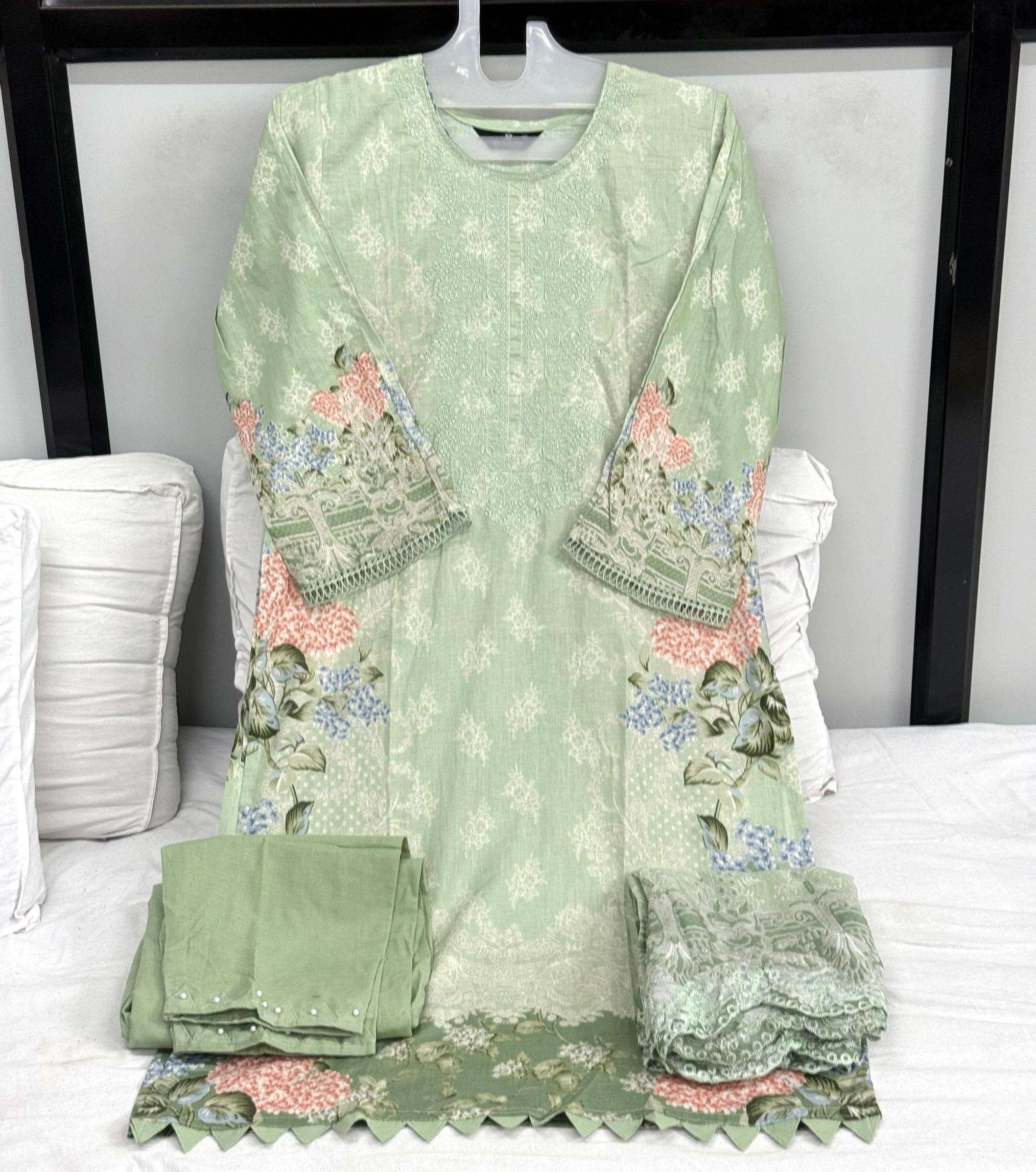 shraddha designer needle wonder vol 2 series 1001A to 1003B cotton readymade pakistani suit in wholesale surat