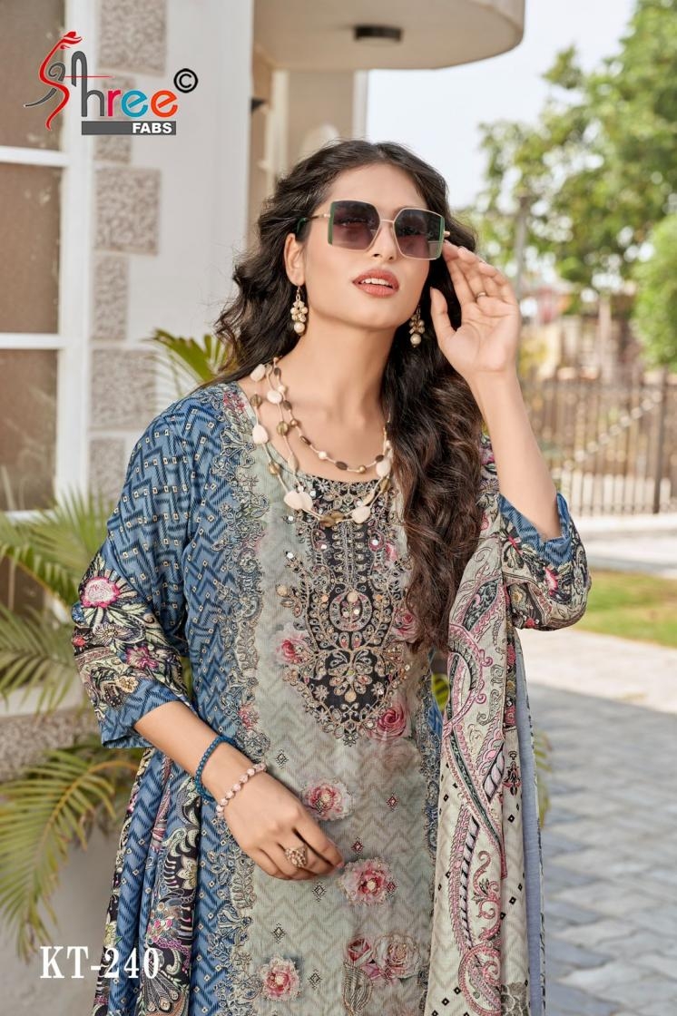 shree fab kt 240  viscose muslin modern pakistani salwar kameez in wholesale surat
