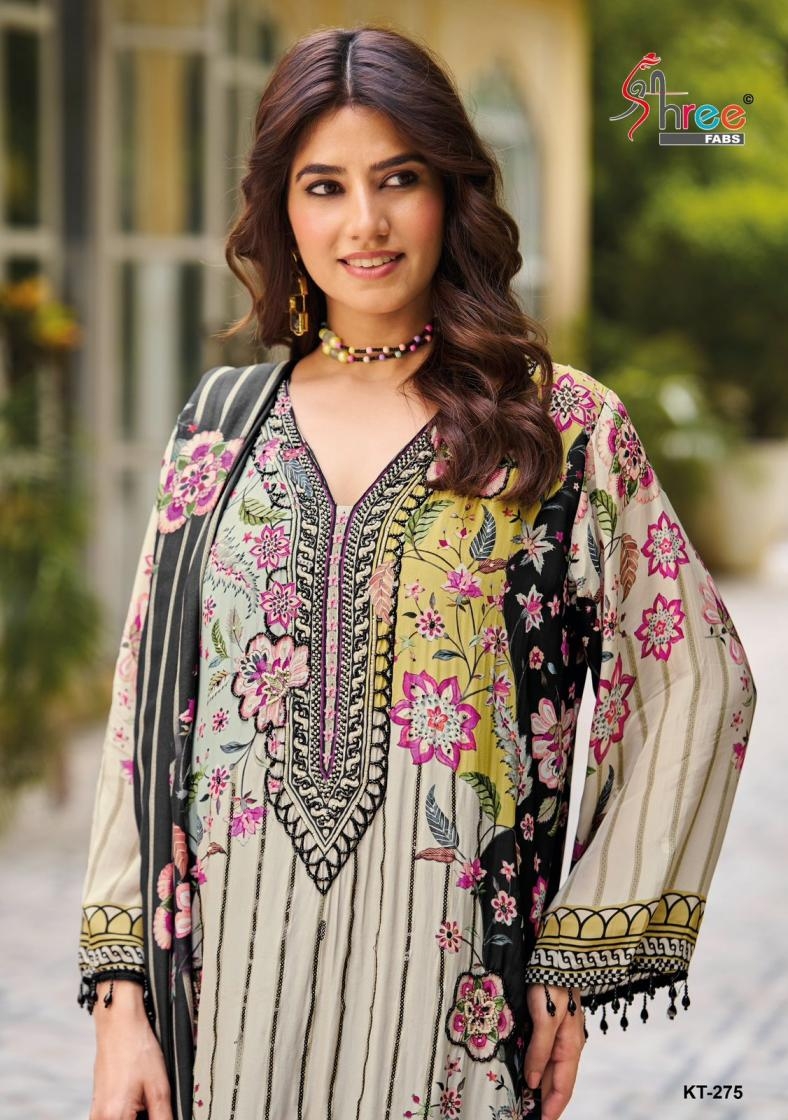shree fabs kt 275 rayon salwar kameez in wholesale surat