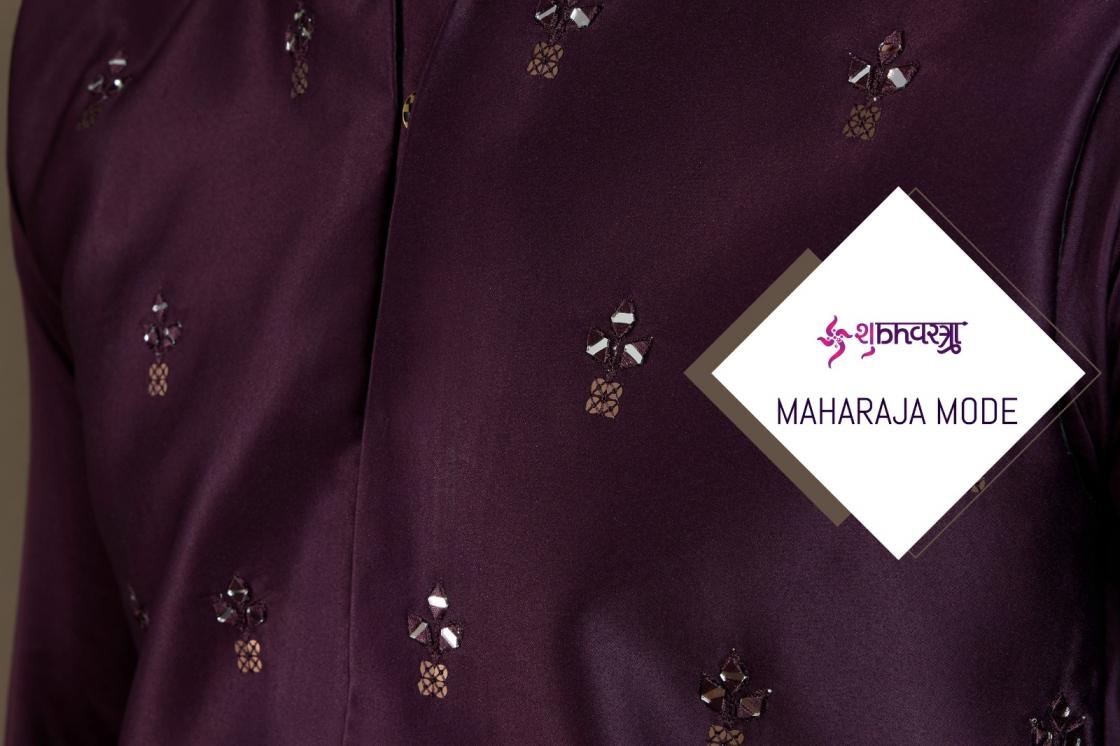 shubhvastra maharaja mode series 61101 to 61105 silk readymade fashionable mens kurta in wholesale surat