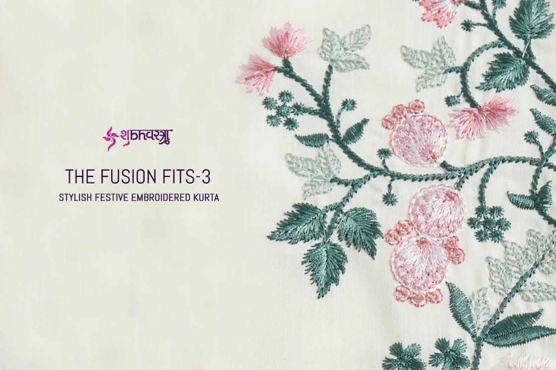 shubhvastra the fusion fits vol 3 series 61351-61356 VISCOSE SILK mens kurta 