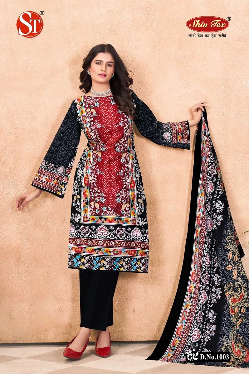 St Kalki Vol-1 series 1001 to 1008 Cotton Printed Karachi style salwar kameez in wholesale surat