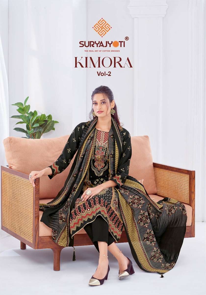 Suryajyoti Kimora Vol-2 series 2001-2008 Pure Modal wholesale suit 