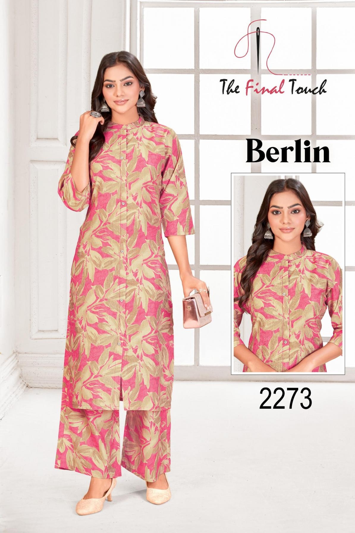 the final touch berlin series 2273 to 2284 r r fashion readymade stylish combo kurti with pant in wholesale surat