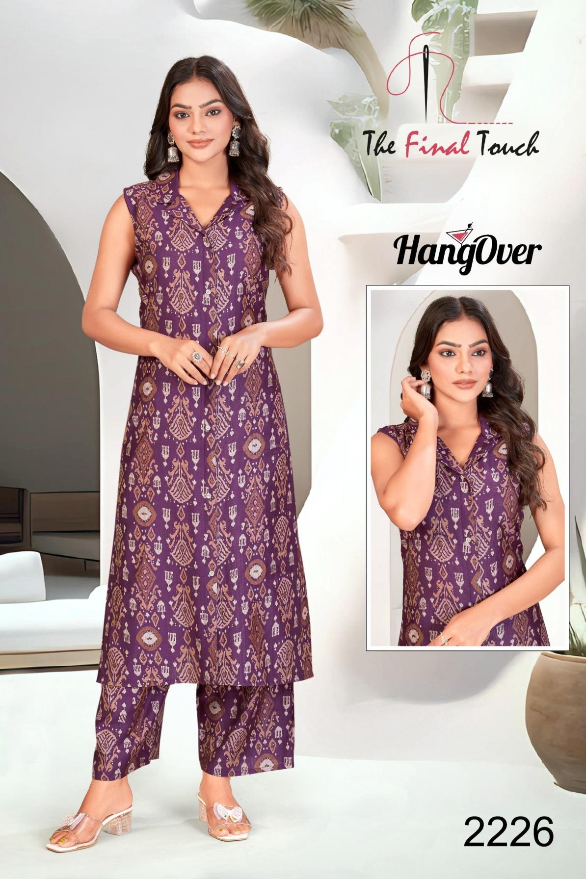 the final touch hangover series 2220 to 2239 r r fashion vetican readymade combo kurti with pair in wholesale surat