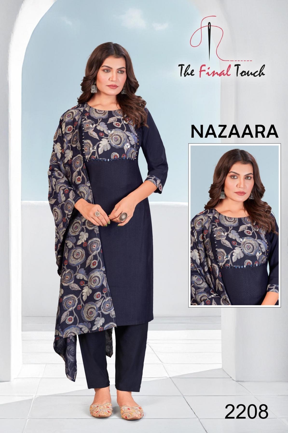 the final touch nazaara series 2206-2215 PREMIUM VETICAN wholesale suit 