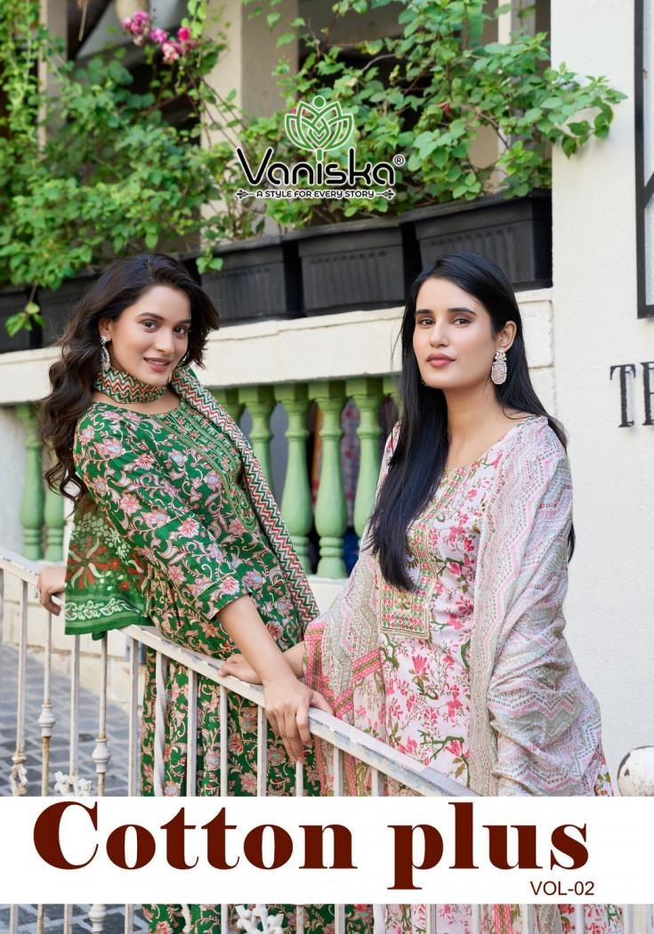 vansika cotton plus vol 2 series 2001-2006  COTTON  PRINT wholesale suit 