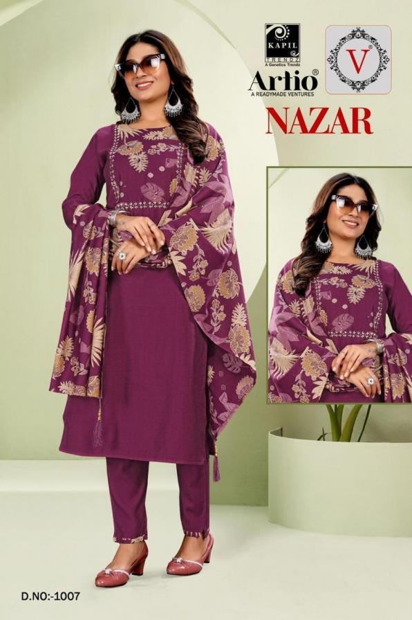 veda kapil trendz nazar series 1001-1016 VERTIGAN wholesale suit 