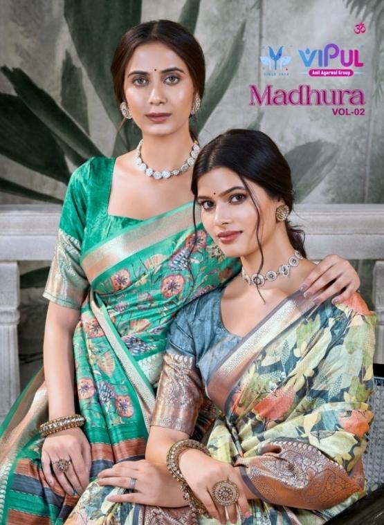 vipul fashion madhura vol 2 series 90324 to 90335 silk hit design saree in wholesale surat