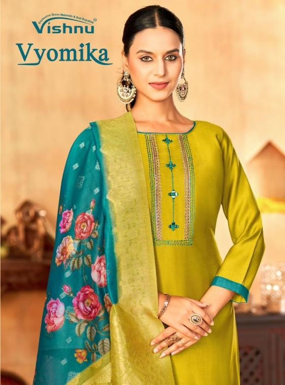 vishnu impex vyomika series 27001 to 27012 gadwal silk modern readymade salwar kameez in wholesale surat