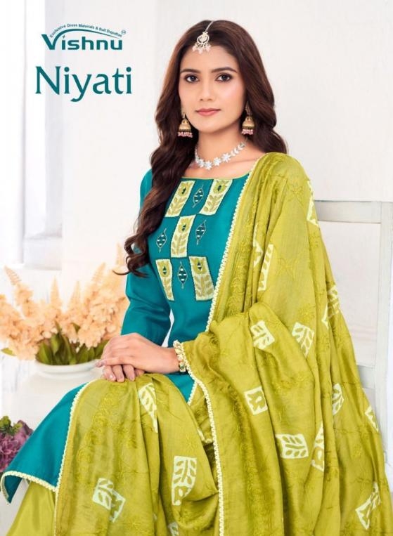 vishnu niyati series 22001-22012 VETICAN SILK wholesale suit 