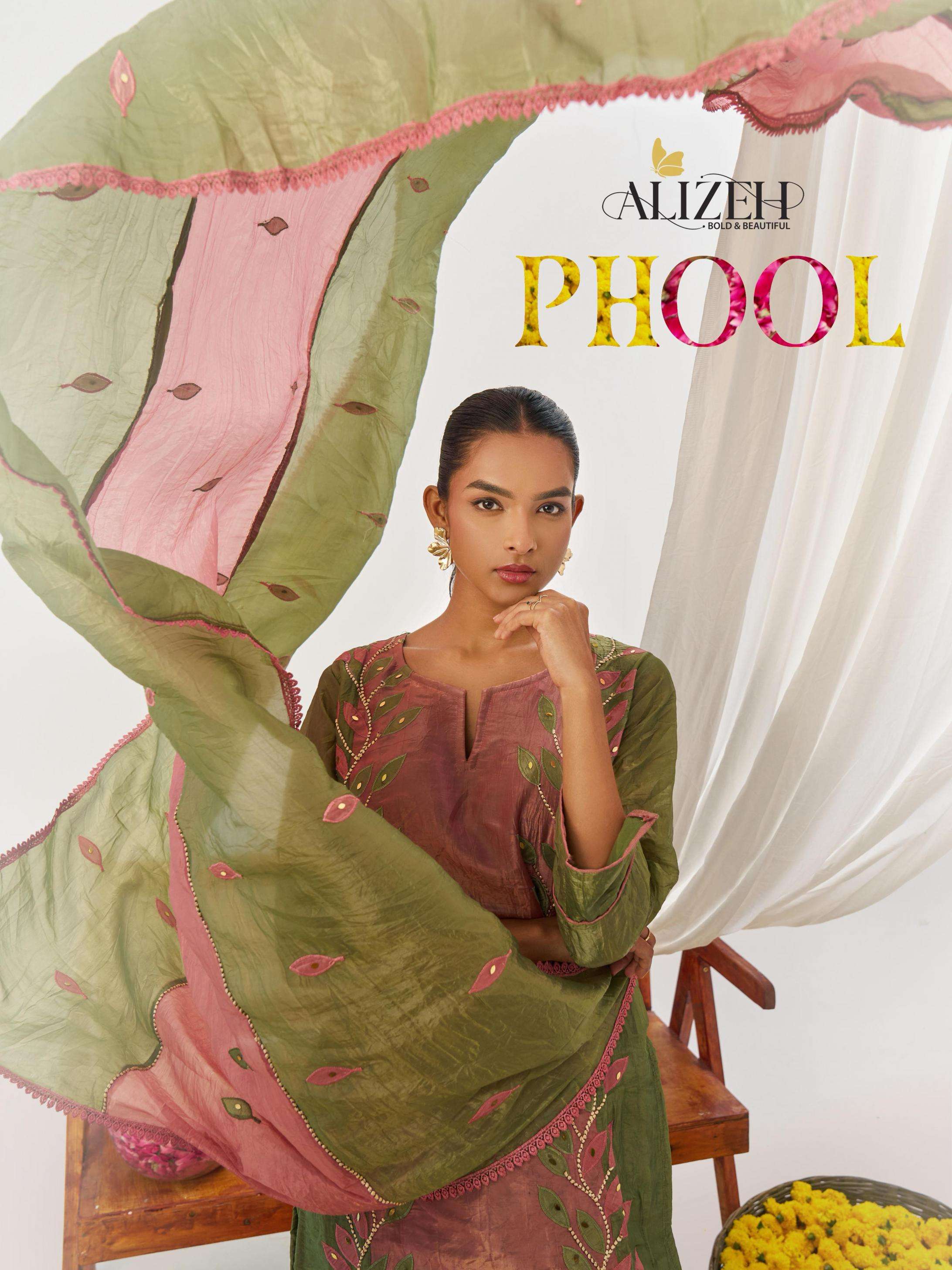 alizeh phool series 8026 to 8029 readymade stylish fancy crush suit in wholesale surat